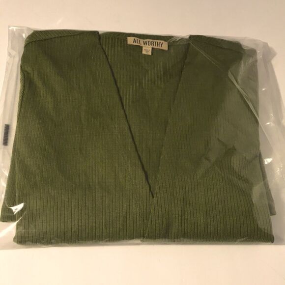 All Worthy Hunter McGrady Open Front Rib Cardigan - Picture 3 of 5